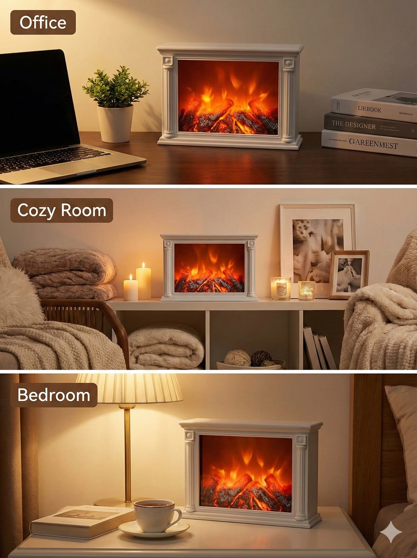 DEKORATİF MİNİ ŞÖMİNE