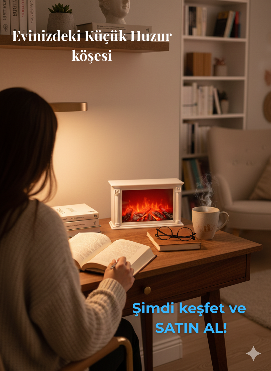 DEKORATİF MİNİ ŞÖMİNE