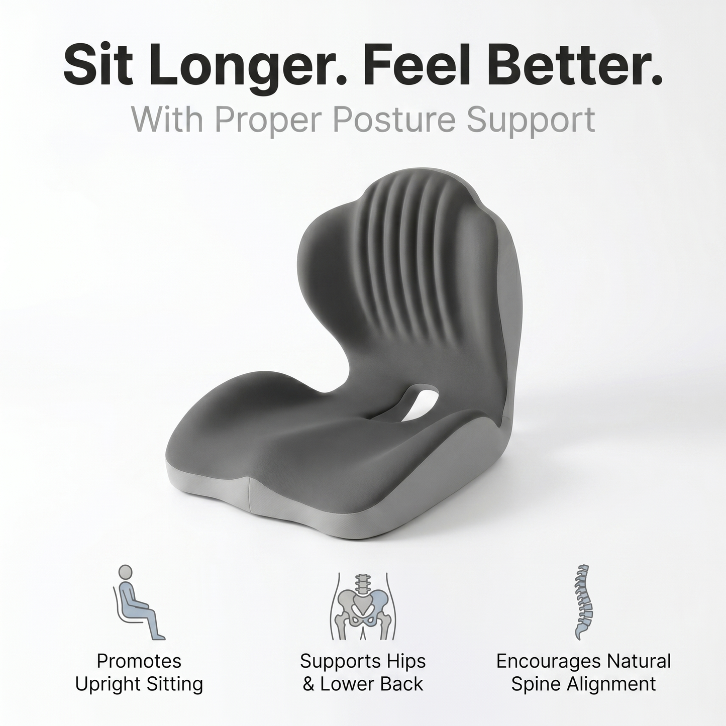 Your chair is hurting you. This fixes it.