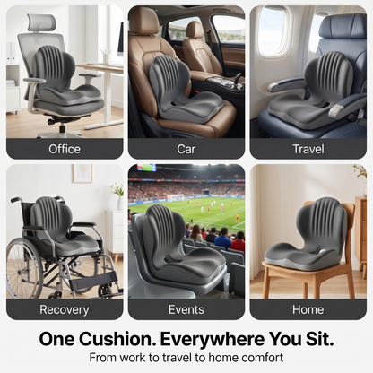 Your chair is hurting you. This fixes it.